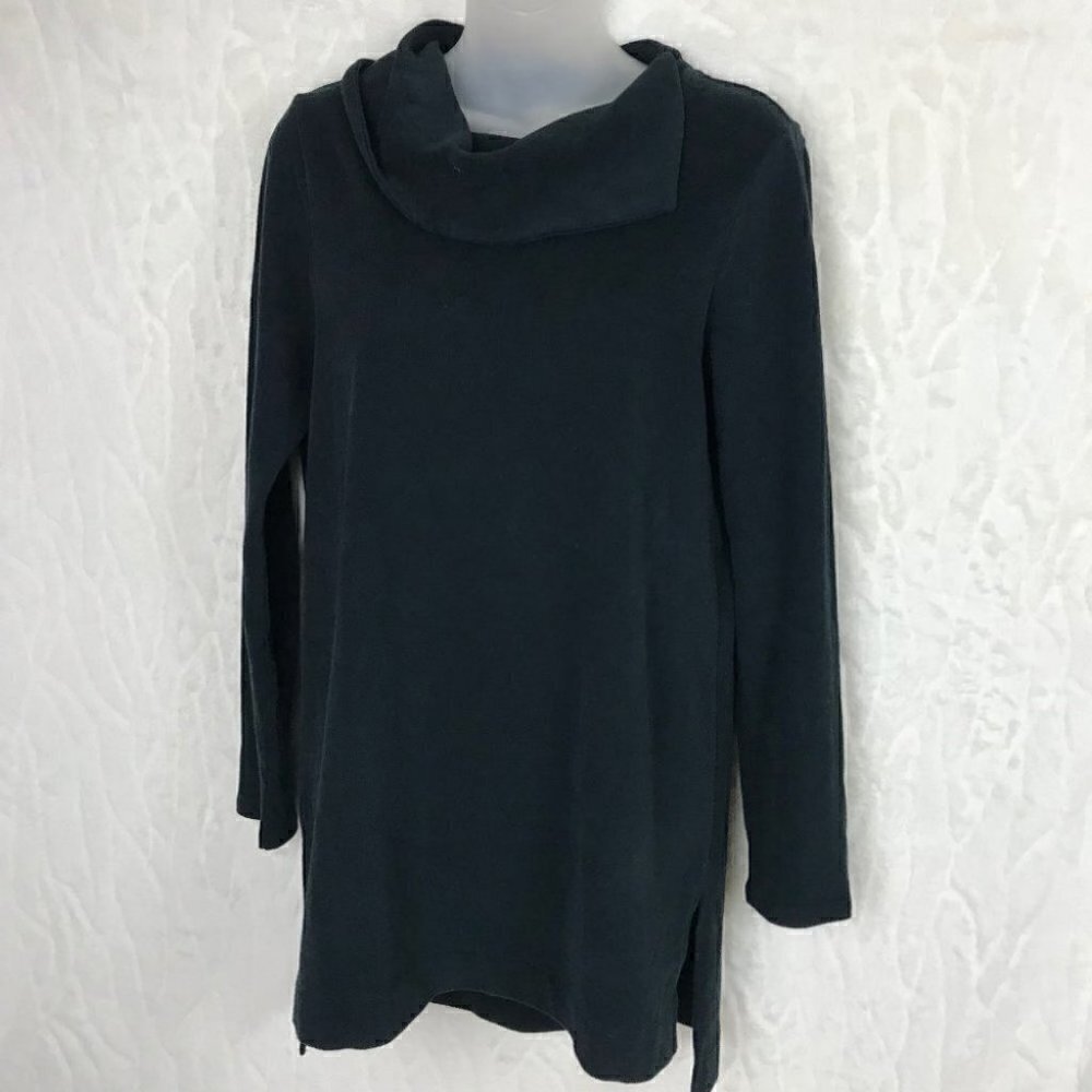 J.JILL Black Loose Turtleneck Sweater Size M